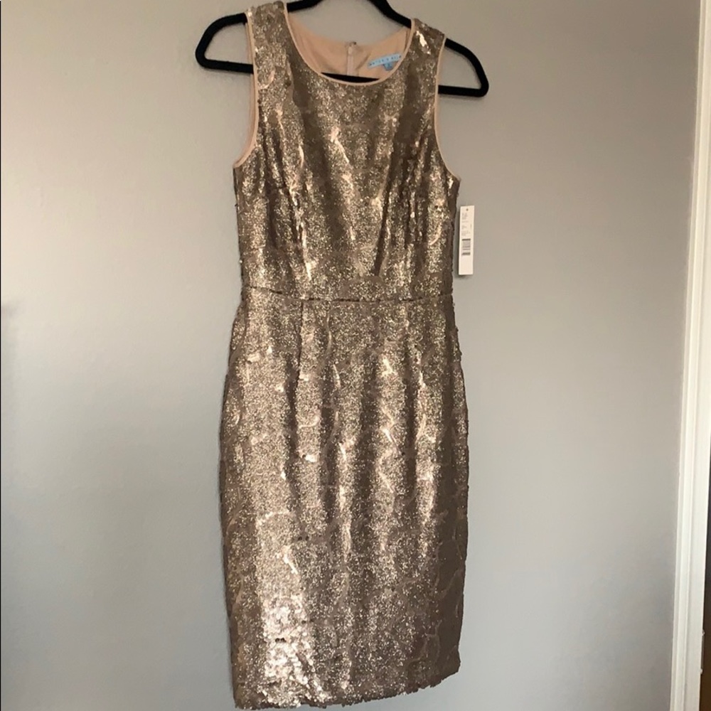 Antonio Melani gold dress